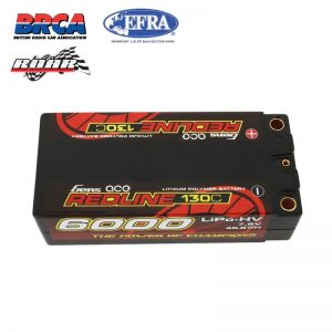 GENS ACE BATTERIE SHORTY 2S HV 7.6V-130C-6000 (5MM) 97X48X26mm 220G