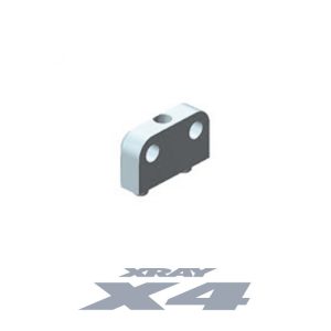 X4 PLAQUE ALU SUPPORT DE PLOT DE CARROSSERIE CARBONE - XRAY - 301370