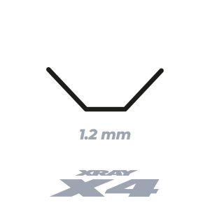 X4 BARRE ANTIS-ROULIS AVANT 1.2MM - XRAY - 302822