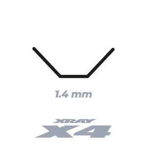 X4 BARRE ANTIS-ROULIS AVANT 1.4MM - XRAY - 302824