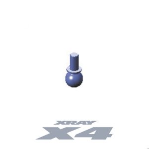 X4 ROTULE 6MM AVEC FILETAGE M3X5.5MM (2) - XRAY - 303260