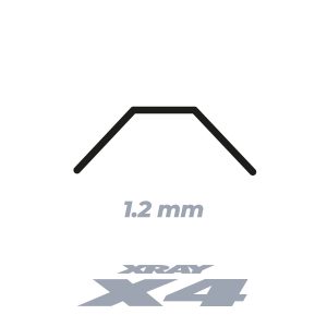 X4 BARRE ANTIS-ROULIS ARRIERE 1.2MM - XRAY - 303822