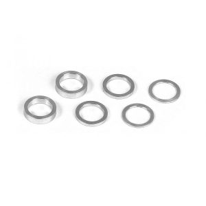 SET DE RONDELLES ALU 6.37X8.4MM (0.5MM, 1.0MM, 2.0MM) - XRAY - 375090