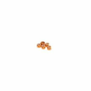 ECROUS NYLSTOP ALU 3MM ORANGE - HIRO SEIKO - 69558