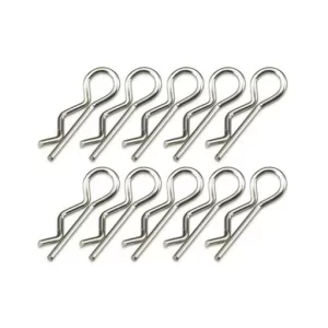 CLIPS DE CARROSSERIE MR33 M SILVER (10)