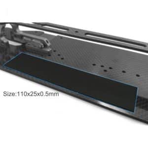 T-WORKS BATTERY RUBBER SHEET ( 110 X 25 X 0.5MM ) 2PCS