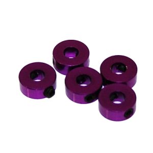 BAGUE D'ARRET 4MM VIOLET (X5) - ULTIMATE