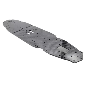CHASSIS RC MAKER CARBON SLIMFLEX HARD 2,2MM POUR MUGEN MTC-2 / MTC-2R
