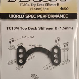 RENFORT DE PLATINE SUPERIEURE B (1.5MM) TC10/4 (1)- AXON - 4A-002-115