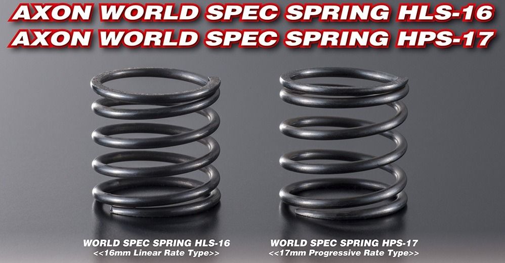 RESSORT AMORTISSEUR HLS-16 C2.7 (ROUGE) - AXON - ST-HL-6270